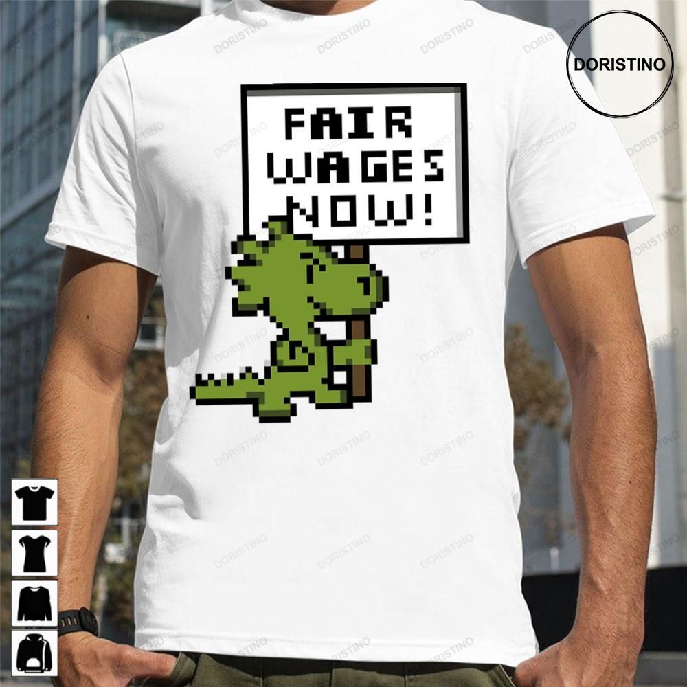 8bit Kobold Fair Wages Now Limited Edition T-shirts